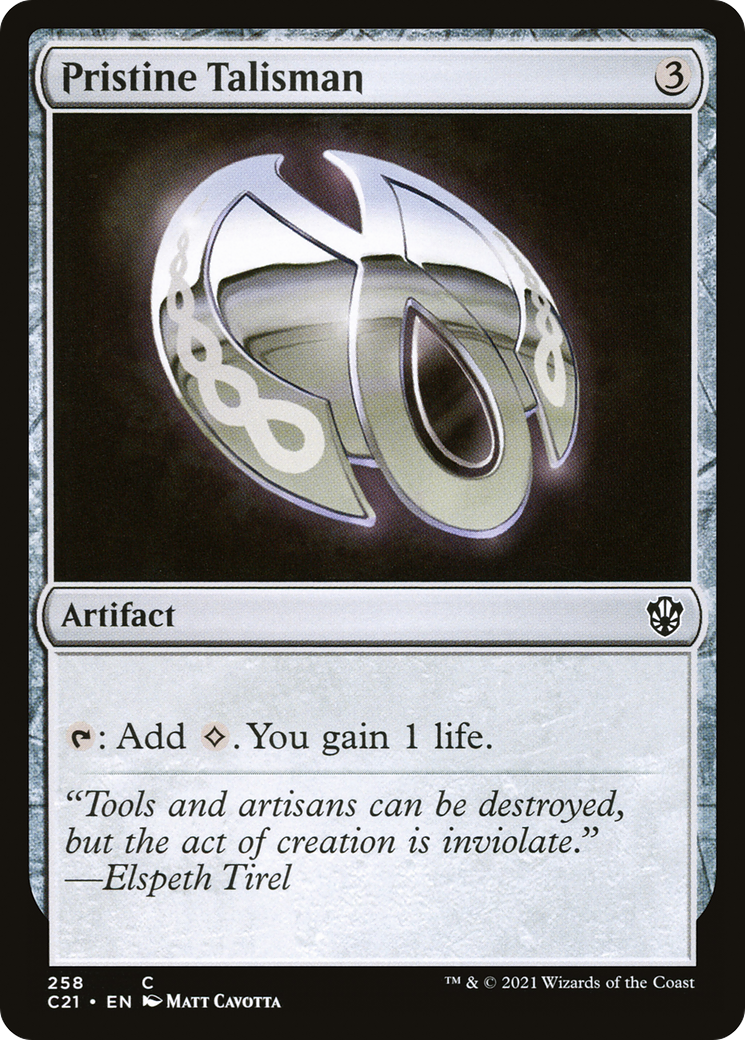 Pristine Talisman (C21-258)  - Commander 2021