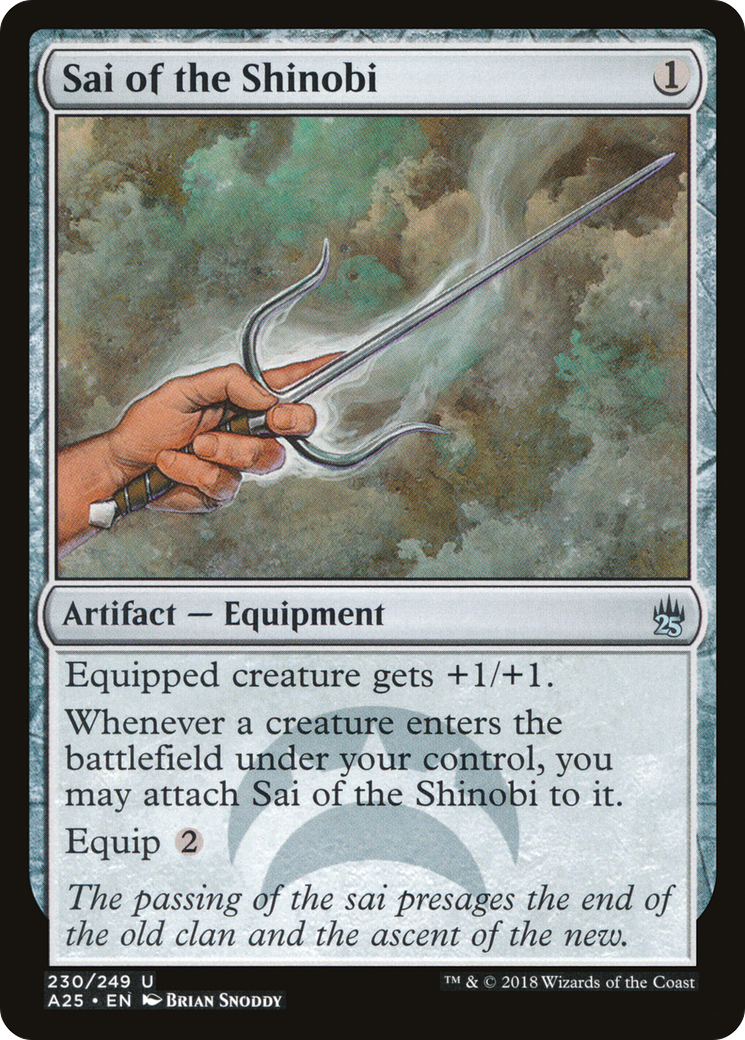 Sai of the Shinobi (A25-230)  - Masters 25