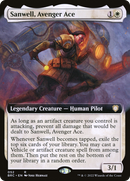 Sanwell, Avenger Ace (Extended Art) (BRC-052)  - The Brothers' War Commander: (Extended Art)