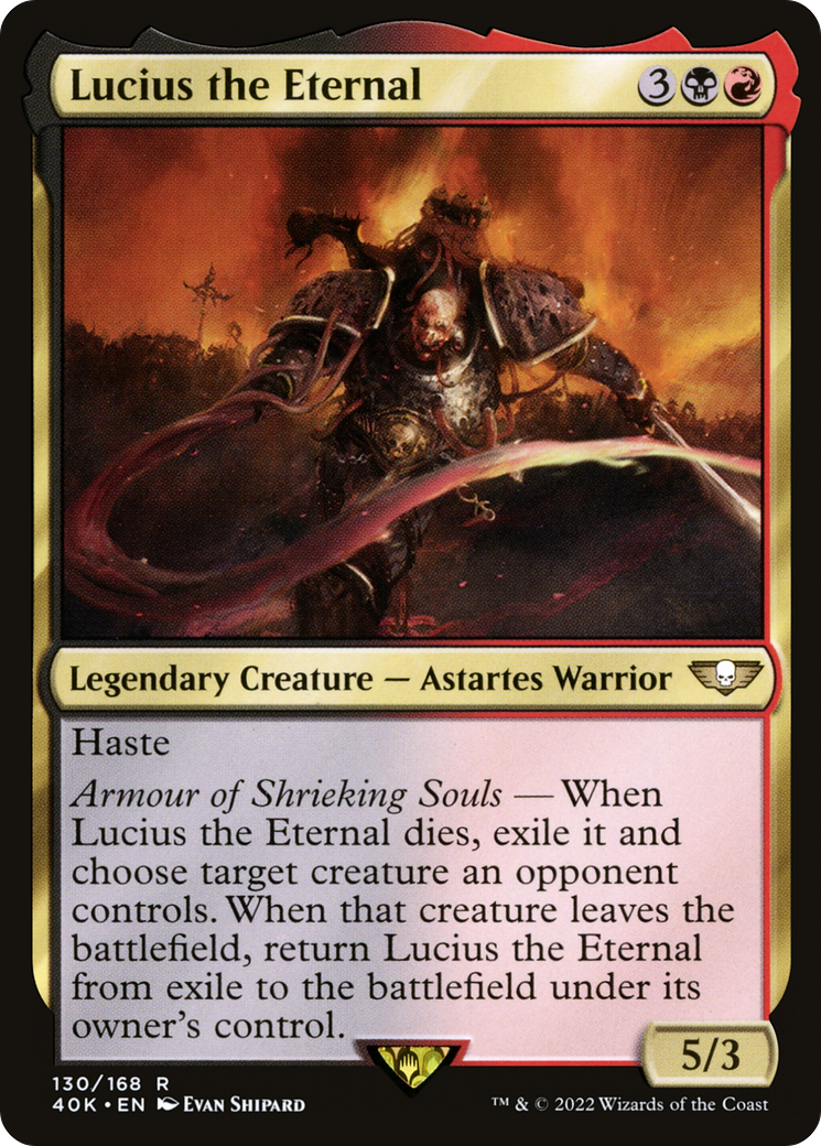 Lucius the Eternal (40K-130)  - Warhammer 40,000 Commander