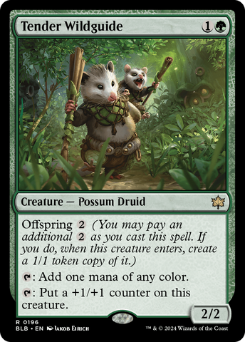 Tender Wildguide (BLB-196)  Foil - Bloomburrow