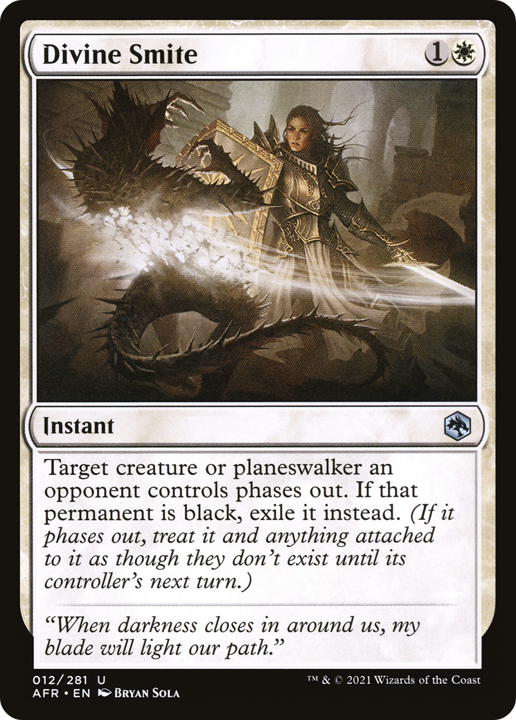 Divine Smite (AFR-012)  Foil - Adventures in the Forgotten Realms