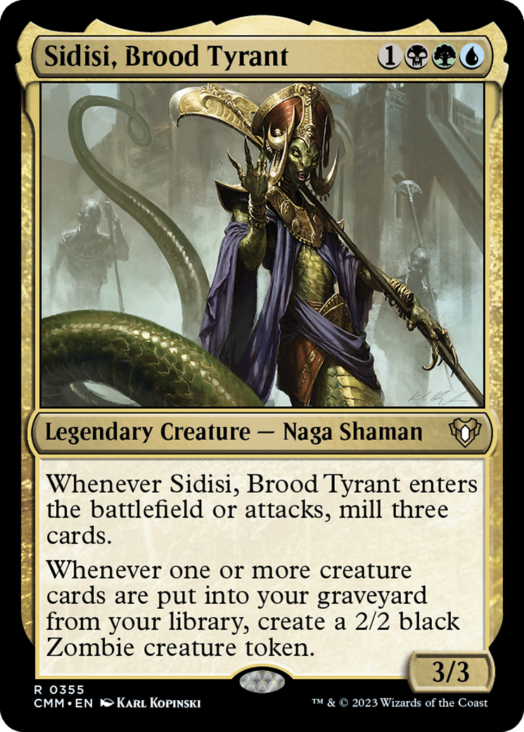 Sidisi, Brood Tyrant (CMM-355)  - Commander Masters