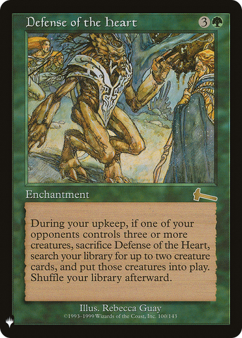 Defense of the Heart (LIST-100)  - The List