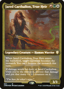 Jared Carthalion, True Heir (Foil Etched) (CMR-601)  Etched Foil - Commander Legends
