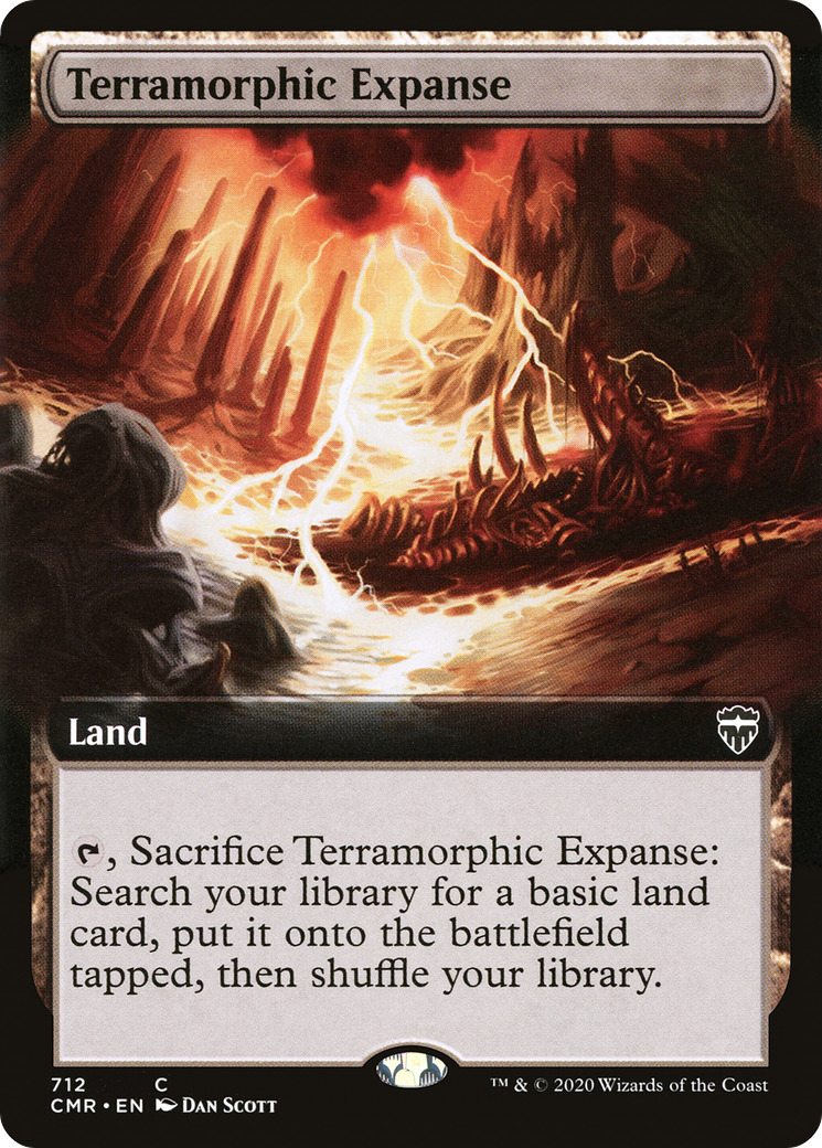 Terramorphic Expanse (Extended Art) (CMR-712)  - Commander Legends: (Extended Art)