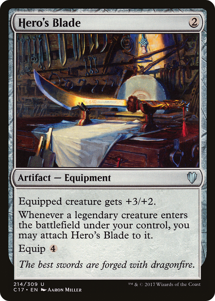 Hero's Blade (C17-214)  - Commander 2017