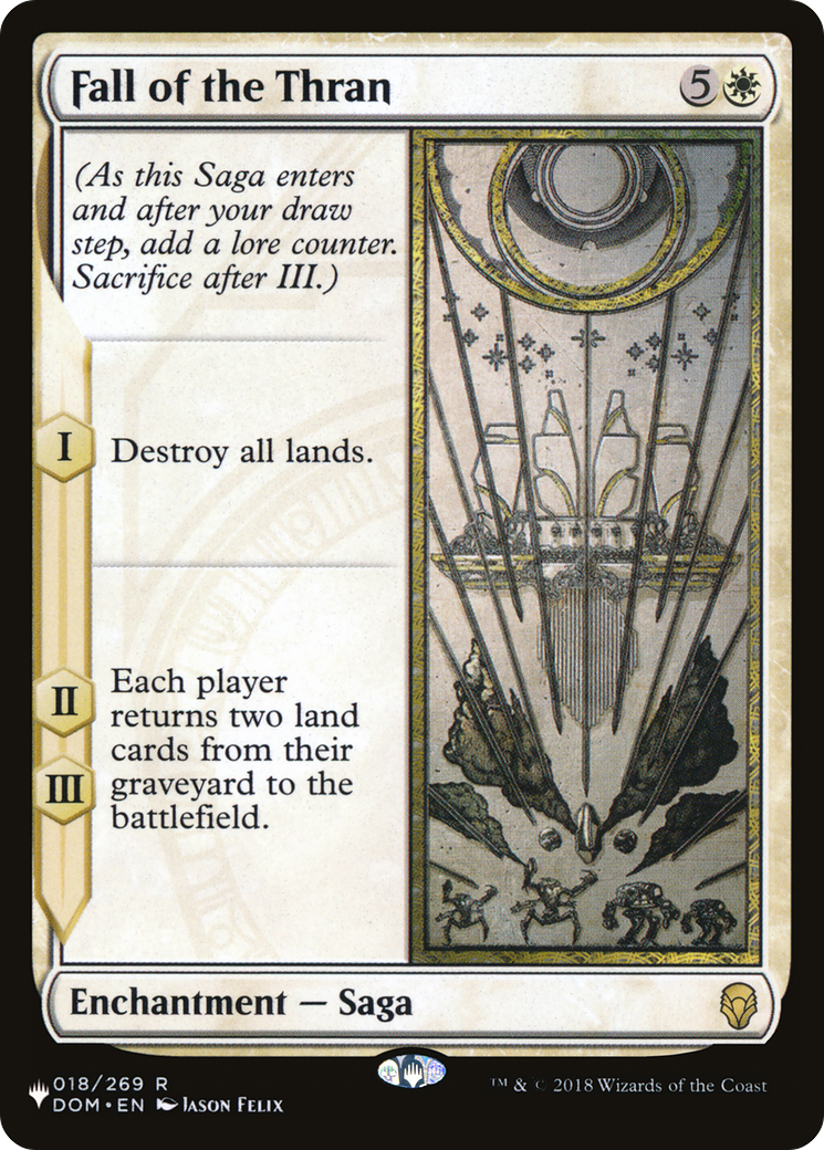 Fall of the Thran (LIST-DOM-18)  - The List