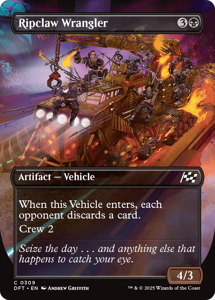 Ripclaw Wrangler (Borderless) (DFT-309)  Foil - Aetherdrift