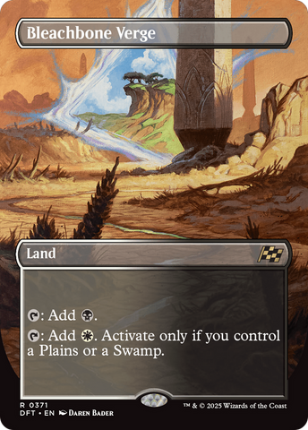 Bleachbone Verge (Borderless) (DFT-371) - Aetherdrift (Borderless) Foil