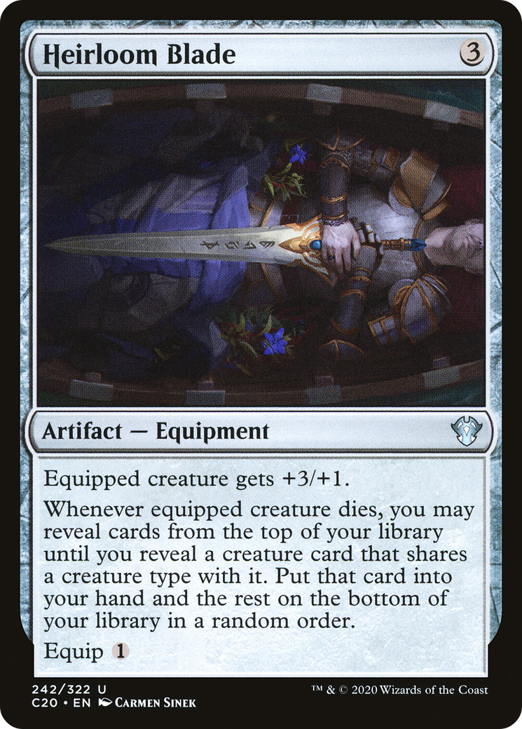 Heirloom Blade (C20-242)  - Commander 2020