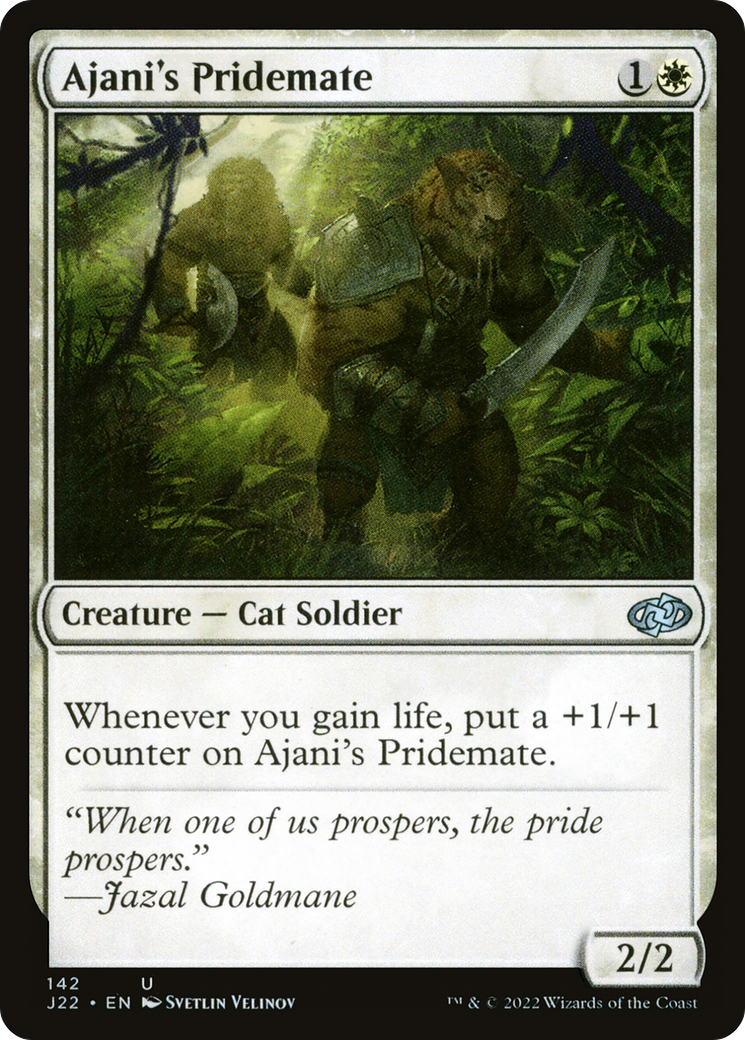 Ajani's Pridemate (J22-142)  - Jumpstart 2022