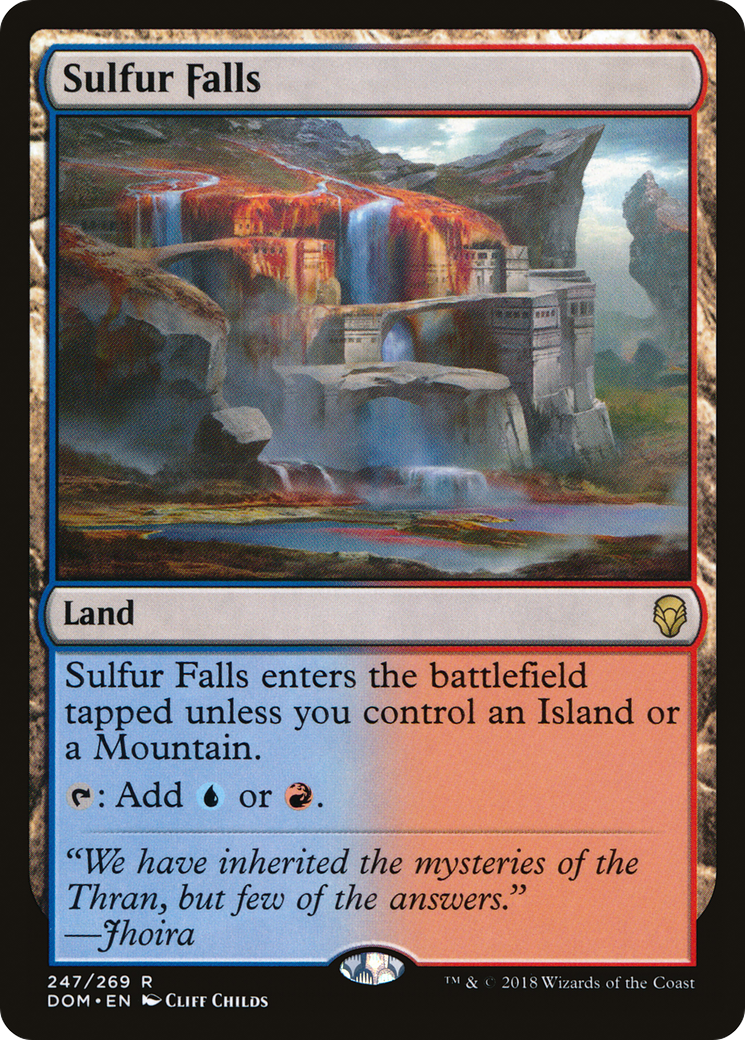 Sulfur Falls (DOM-247)  - Dominaria