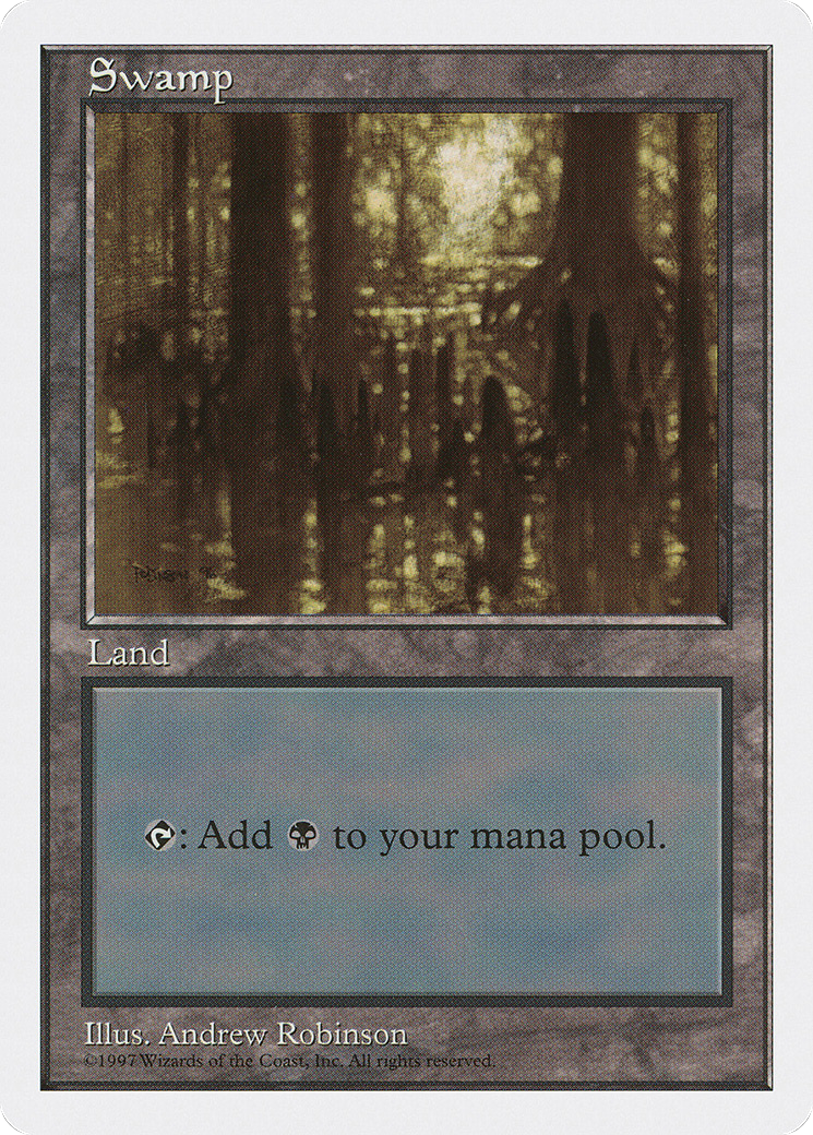 Swamp (438) (5ED-438)  - Fifth Edition