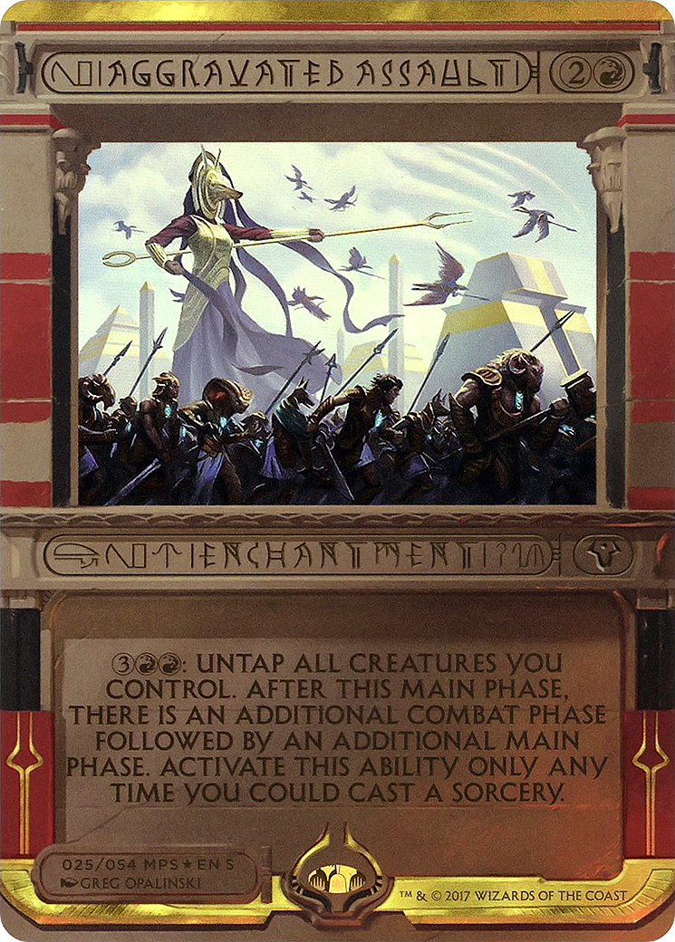 Aggravated Assault (MPS2-025)  Foil - Amonkhet Invocations (Borderless)