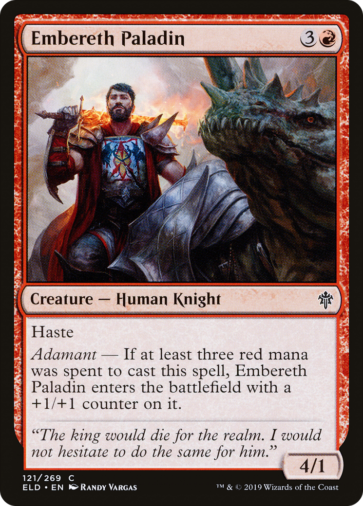 Embereth Paladin (ELD-121)  - Throne of Eldraine