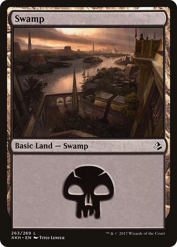 Swamp (263) (AKH-263)  Foil - Amonkhet