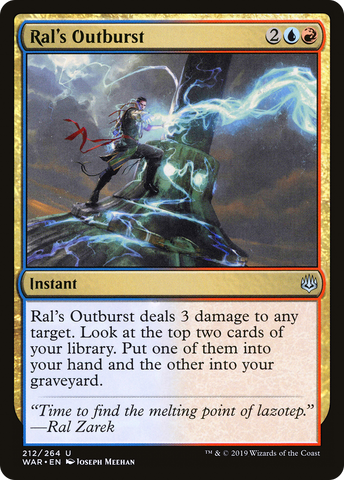 Ral's Outburst (WAR-212)  - War of the Spark