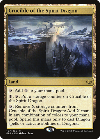 Crucible of the Spirit Dragon (FRF-167)  Foil - Fate Reforged
