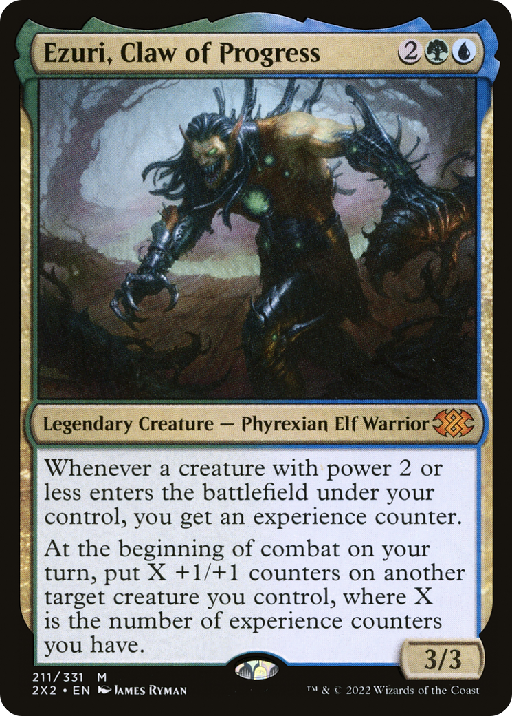 Ezuri, Claw of Progress (2X2-211)  Foil - Double Masters 2022