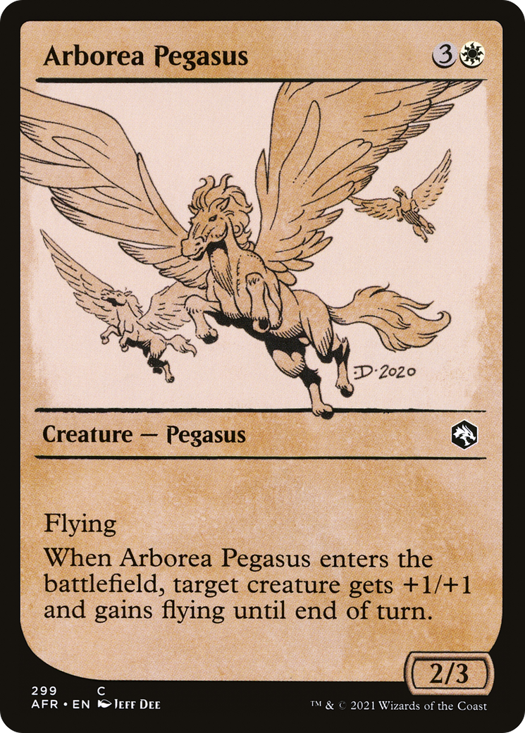Arborea Pegasus (Showcase) (AFR-299)  Foil - Adventures in the Forgotten Realms: (Showcase)
