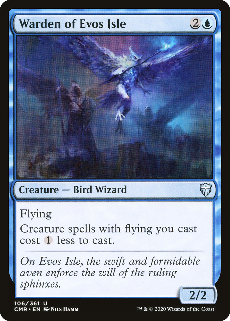 Warden of Evos Isle (CMR-106)  - Commander Legends
