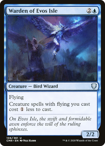 Warden of Evos Isle (CMR-106)  - Commander Legends