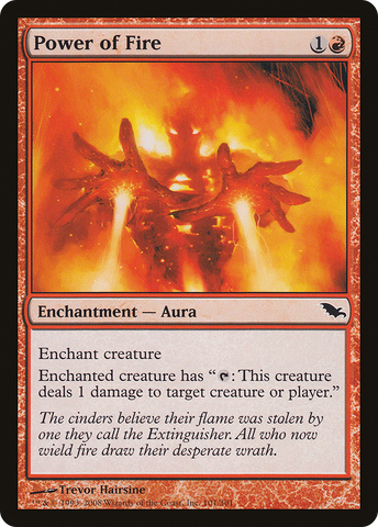 Power of Fire (SHM-101)  Foil - Shadowmoor