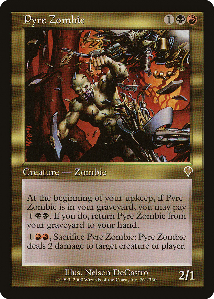 Pyre Zombie (INV-261)  Foil - Invasion