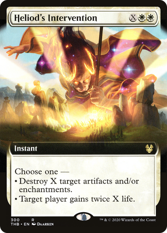 Heliod's Intervention (Extended Art) (THB-300)  - Theros Beyond Death