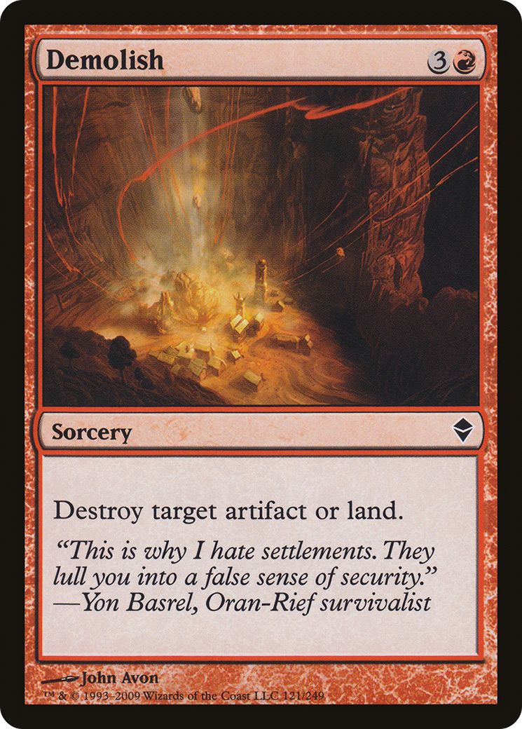 Demolish (ZEN-121)  - Zendikar