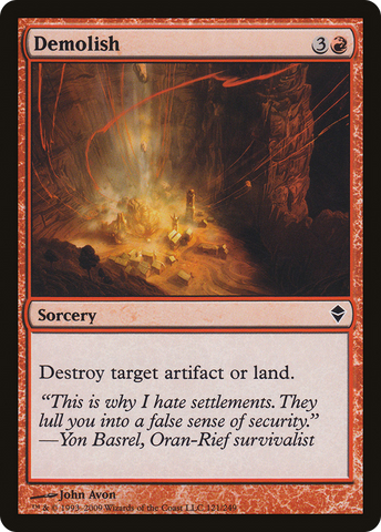 Demolish (ZEN-121)  Foil - Zendikar