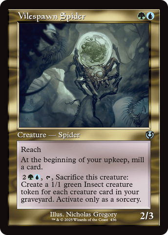 Vilespawn Spider (Retro Frame) (INR-436)  - Innistrad Remastered