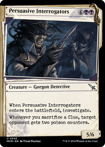 Persuasive Interrogators (Showcase) (MKM-345)  - Murders at Karlov Manor: (Showcase)