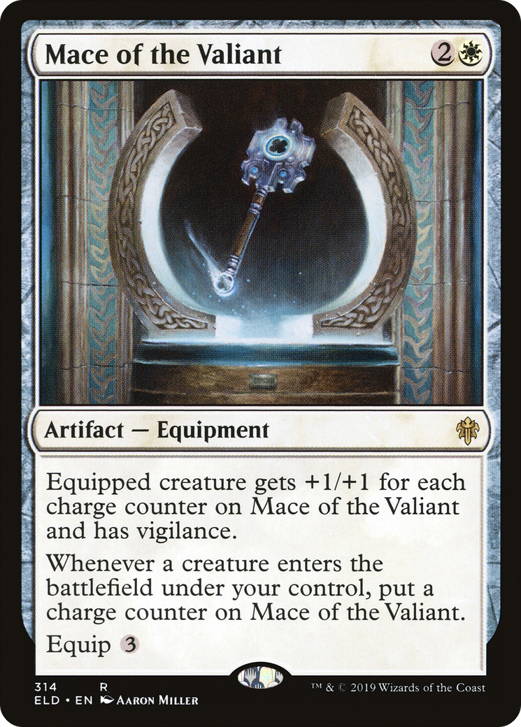 Mace of the Valiant (ELD-314)  - Throne of Eldraine