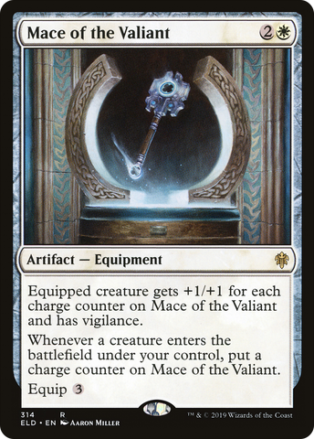 Mace of the Valiant (ELD-314)  - Throne of Eldraine