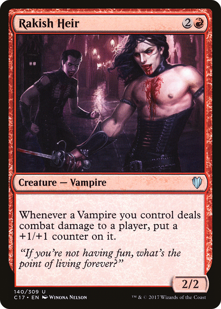 Rakish Heir (C17-140)  - Commander 2017