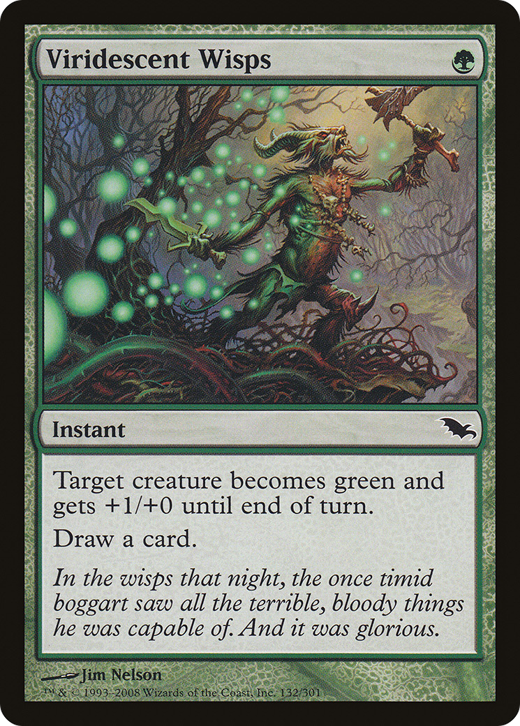 Viridescent Wisps (SHM-132) - Shadowmoor Foil