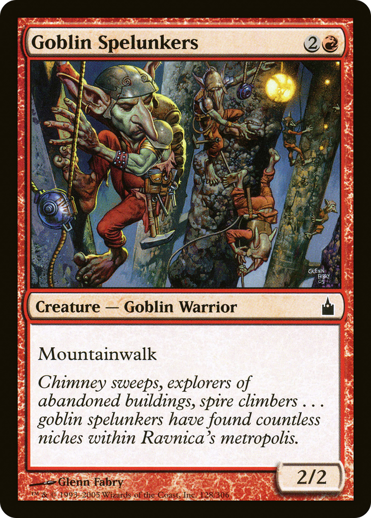 Goblin Spelunkers (RAV-128)  Foil - Ravnica: City of Guilds