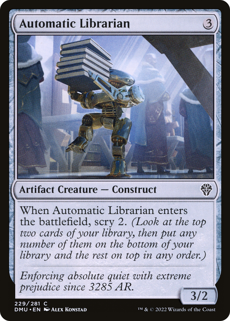 Automatic Librarian (DMU-229)  - Dominaria United