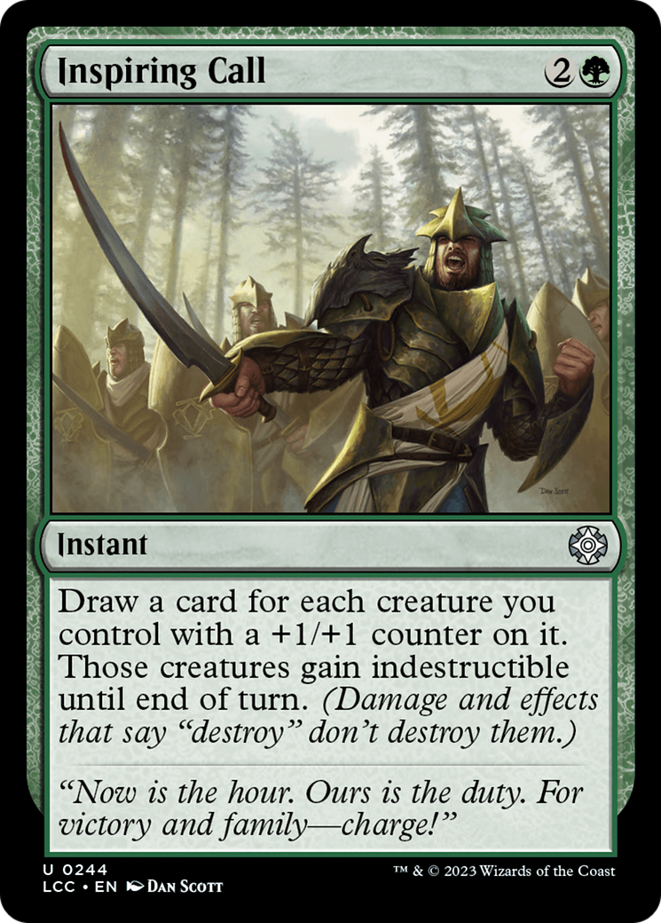 Inspiring Call (LCC-244)  - The Lost Caverns of Ixalan Commander