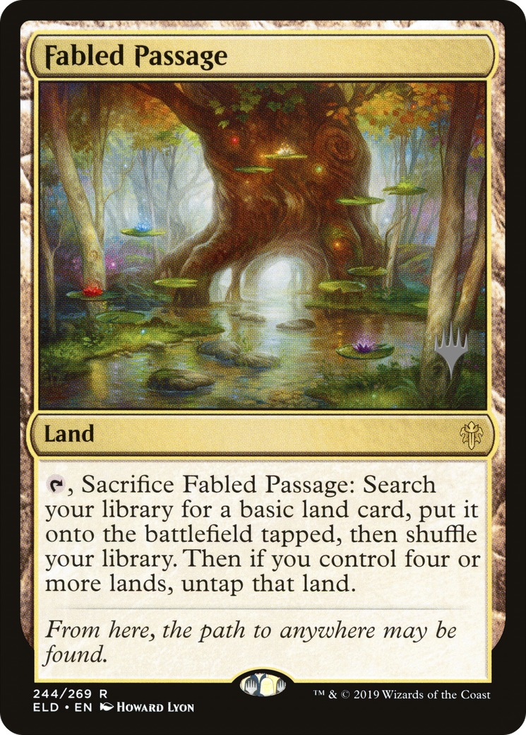 Fabled Passage (PPELD-244P) - Throne of Eldraine Promos Foil