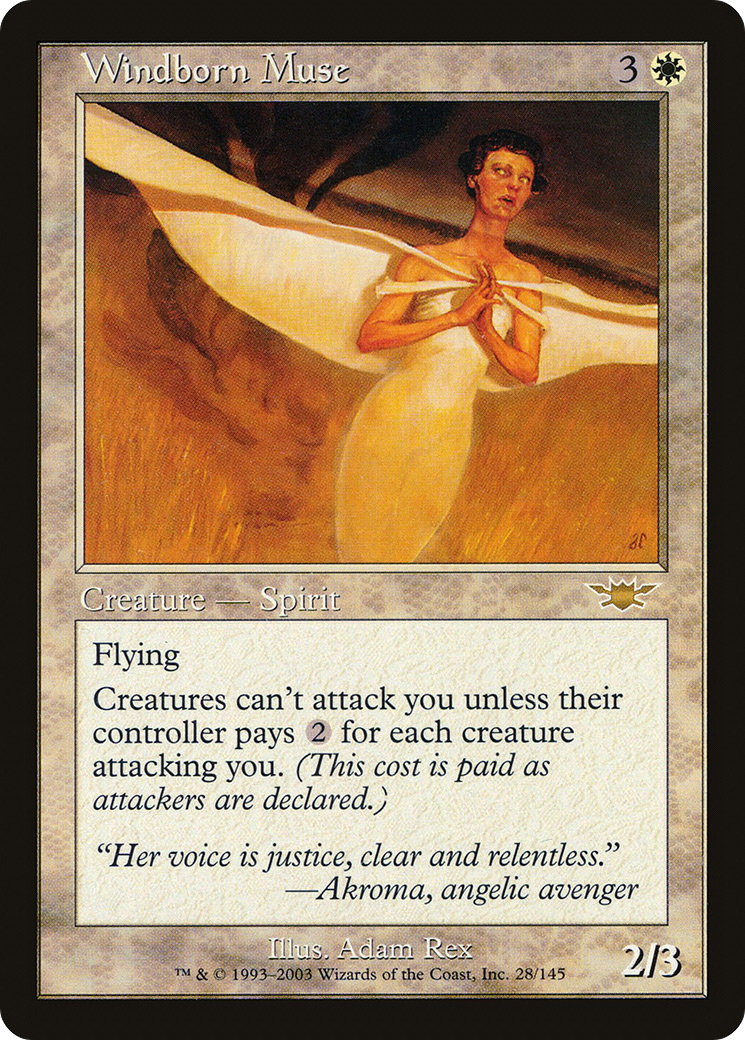 Windborn Muse (LGN-028)  Foil - Legions