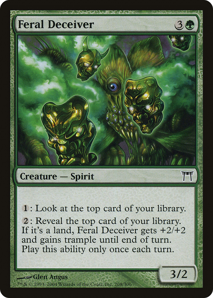 Feral Deceiver (CHK-208)  - Champions of Kamigawa