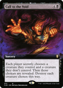 Call to the Void (Extended Art) (CLB-572) - Commander Legends: Battle for Baldur's Gate: (Extended Art) Foil