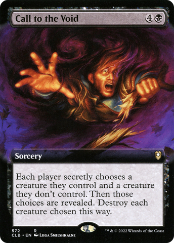 Call to the Void (Extended Art) (CLB-572)  - Commander Legends: Battle for Baldur's Gate: (Extended Art)