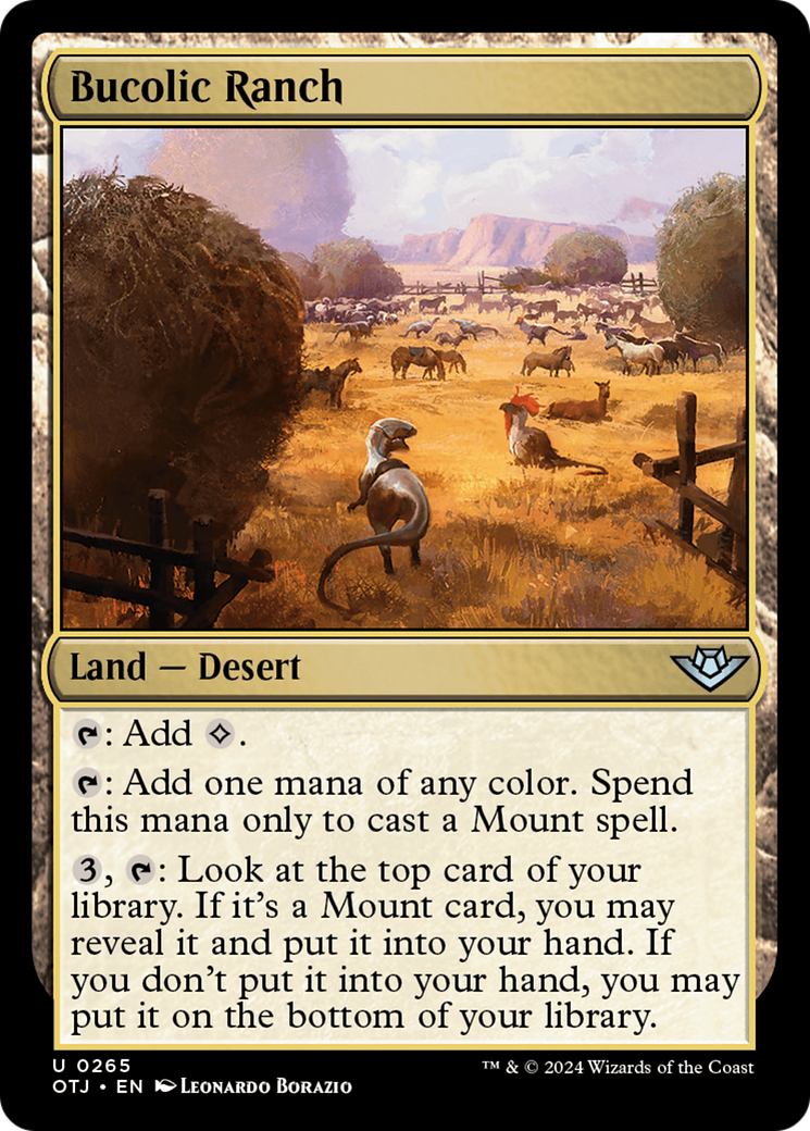 Bucolic Ranch (OTJ-265)  Foil - Outlaws of Thunder Junction