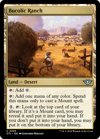 Bucolic Ranch (OTJ-265)  - Outlaws of Thunder Junction