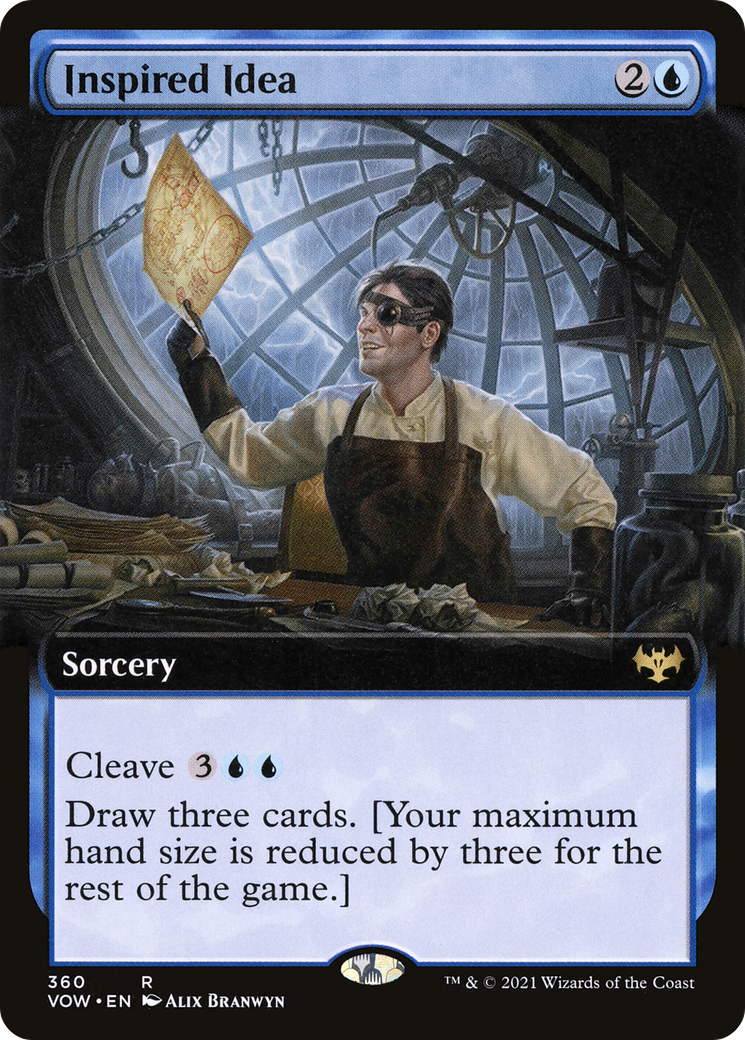 Inspired Idea (Extended Art) (VOW-360)  - Innistrad: Crimson Vow: (Extended Art)
