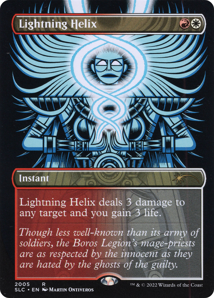 Lightning Helix (SLC-2005) - Secret Lair Countdown Kit (Borderless) Foil